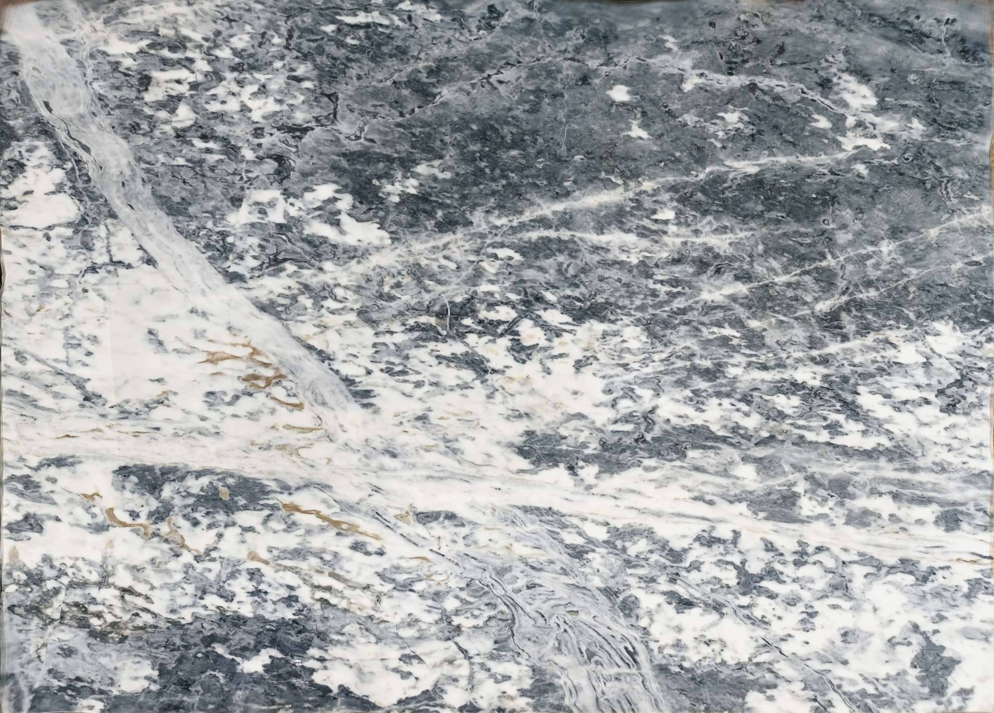  Grey clouds 30 mm Мрaмoр, Белый, Голубой, Серый