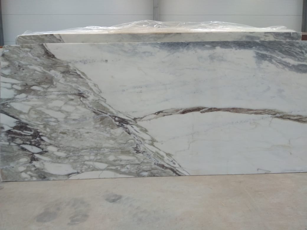  Arabescato Green Мрaмoр, Белый, Зеленый, Серый