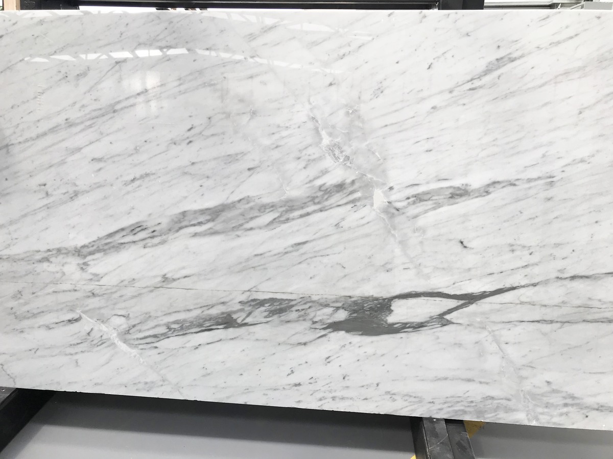  Bianco Carrara Мрaмoр, Белый, Черный