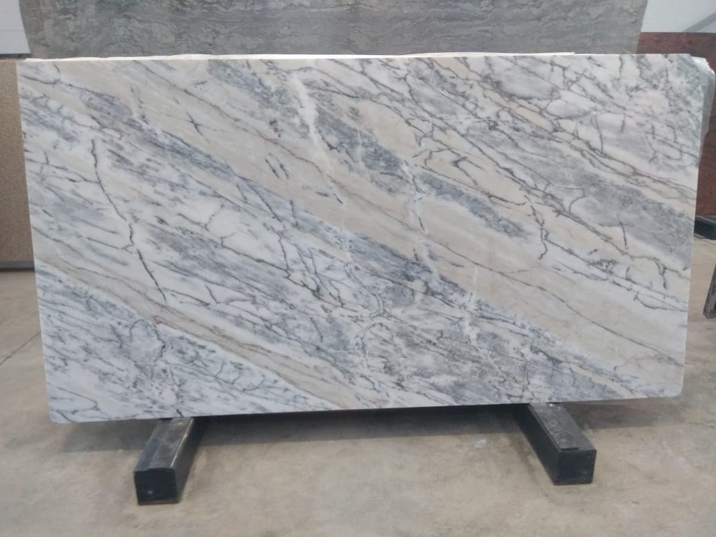  Elegant Grey Portugal 20mm Мрaмoр, Белый, Коричневый, Серый