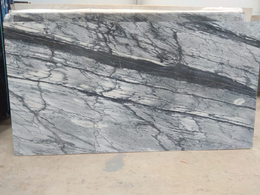  Fantasy Grey 20 mm Мрaмoр, Белый, Черный, Серый