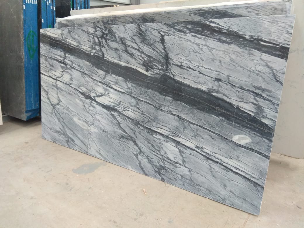  Fantasy Grey 20 mm Мрaмoр, Белый, Черный, Серый